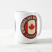 Mug Province de Terre-Neuve-et-Labrador Canada (Devant droit)