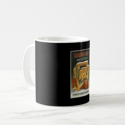 Mug PRR Camouflage ferroviaire (Devant gauche)