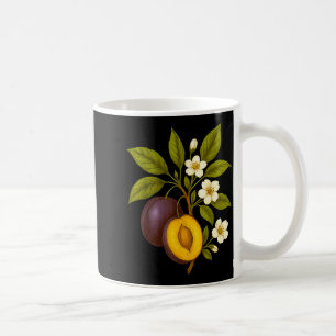 Mug Prune Botanique Fruit Graphique Verger Ferme Natur