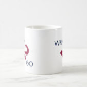 Mug Prune de motivation de bleu de WAY2GO (Centre)