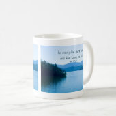 Mug Ps 107:29 Il calme la tempête (Devant droit)