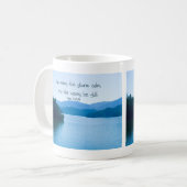 Mug Ps 107:29 Il calme la tempête (Devant gauche)