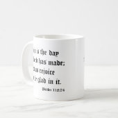 Mug Psalm118 : 24 (Devant gauche)