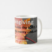 Mug Psaume 107-1 de thanksgiving (Devant droit)