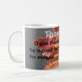 Mug Psaume 107-1 de thanksgiving (Gauche)