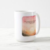 Mug Psaume 118:24 C'est le jour que le Seigneur a fait (Devant droit)