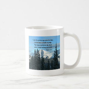 Mug Psaume 121:1 Je lèverai mes yeux...