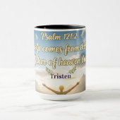 Mug Psaume 121 Mon secours vient du Seigneur - (Centre)