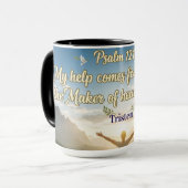 Mug Psaume 121 Mon secours vient du Seigneur - (Devant gauche)