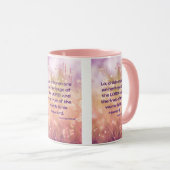 Mug Psaume 127:3 KJV Bible Écriture Pic Deux Tons (Devant droit)