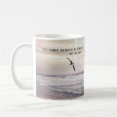 Mug Psaume 146:6 Vagues de plage et photographie de mo (Gauche)
