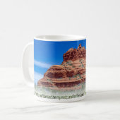 Mug Psaume 18:46 Rocher de Bell KJV (Devant gauche)