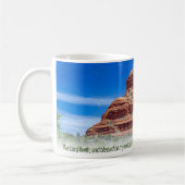 Mug Psaume 18:46 Rocher de Bell KJV (Gauche)