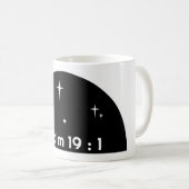 Mug Psaume 19 : 1, (Devant droit)