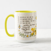 Mug Psaume 19:9-10 Plus doux que le miel (Gauche)