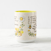 Mug Psaume 19:9-10 Plus doux que le miel (Centre)