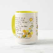 Mug Psaume 19:9-10 Plus doux que le miel (Devant gauche)