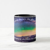 Mug Psaume 19 Galaxy Sky Inspirational Christian (Centre)