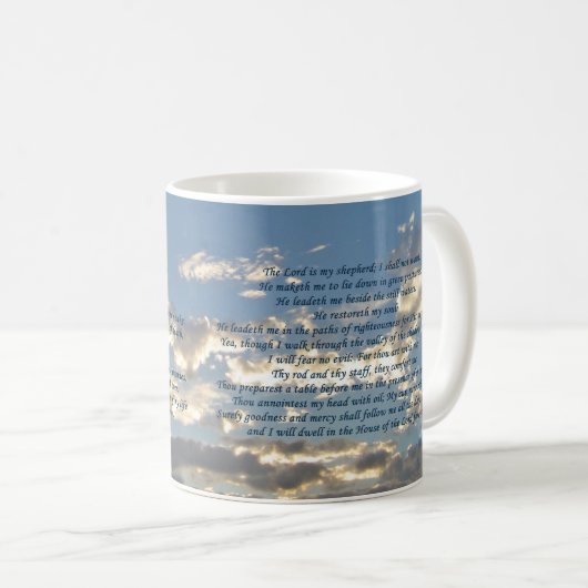 Mug Psaume 23 Beautiful (Devant droit)