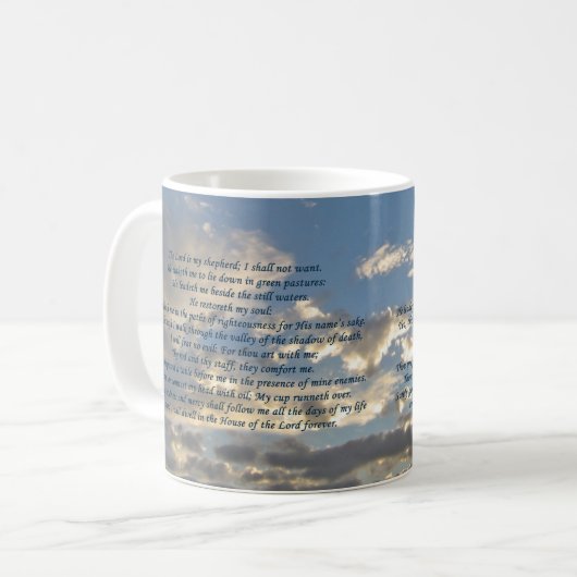 Mug Psaume 23 Beautiful (Devant gauche)