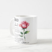 Mug Psaume 23 Le Seigneur est ma Fleur berger (Devant gauche)