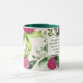 Mug Psaume 37:4 Ravissez-vous du Seigneur Clover (Centre)