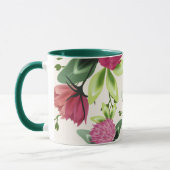 Mug Psaume 37:4 Ravissez-vous du Seigneur Clover (Gauche)