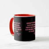 Mug Psaume 37:5 KJV Bible Écriture Deux Tons (Devant gauche)