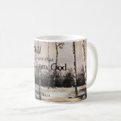 Mug Psaume 46:10 Be Still and Know Bible Verse Nature (Devant droit)