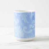 Mug Psaume 46:10 Be Still and Know Blue Paisley Cerami (Centre)