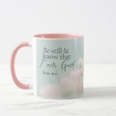 Mug Psaume 46:10 Restez tranquille et sachez que je su (Gauche)