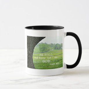 Mug Psaume 46:10 Soyez calme et sachez que je suis Die
