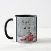 Mug Psaume 46:10 Soyez toujours et sachez que je suis  (Gauche)