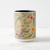 Mug Psaume 46:10 Verse de la Bible (Centre)