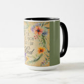 Mug Psaume 46:10 verset biblique (Devant droit)