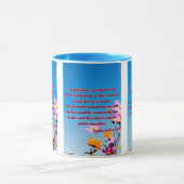 Mug Psaume 54:6-7 KJV Bible Écriture Pic Deux Tons (Centre)