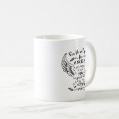 Mug Psaume 91:11 Bible Écriture Verse Angels Garde (Devant droit)