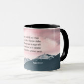 Mug Psaume 91:9-11 Si vous faites de l'Éternel votre r (Devant droit)