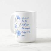 Mug Psaume 91 Il donnera à ses anges Inspiration (Devant gauche)
