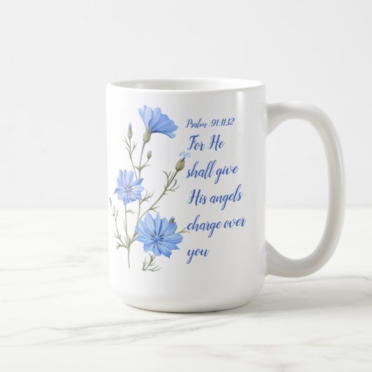 Mug Psaume 91 Il donnera à ses anges Inspiration (Droite)