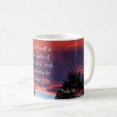 Mug Psaume 91 J'habiterai dans le lieu secret, coucher (Devant droit)