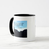 Mug Psaume 95:1 Ô viens, chantons au Seigneur (Devant gauche)