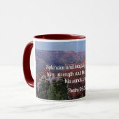 Mug Psaume 96:6 Splendeur et majesté sont devant lui (Devant gauche)