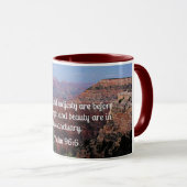 Mug Psaume 96:6 Splendeur et majesté sont devant lui (Devant droit)