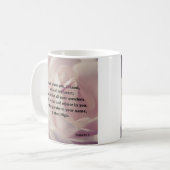 Mug Psaume 9 Floral Christian (Devant gauche)