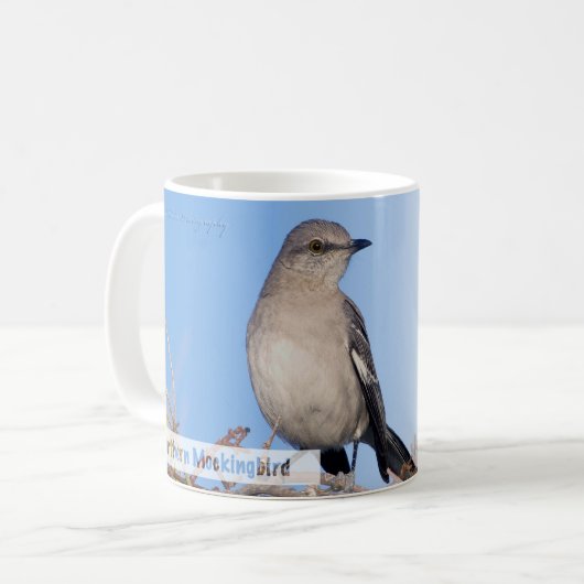 Mug Psaume d'oiseau-mouche du Nord 40:3 KJV (Devant gauche)
