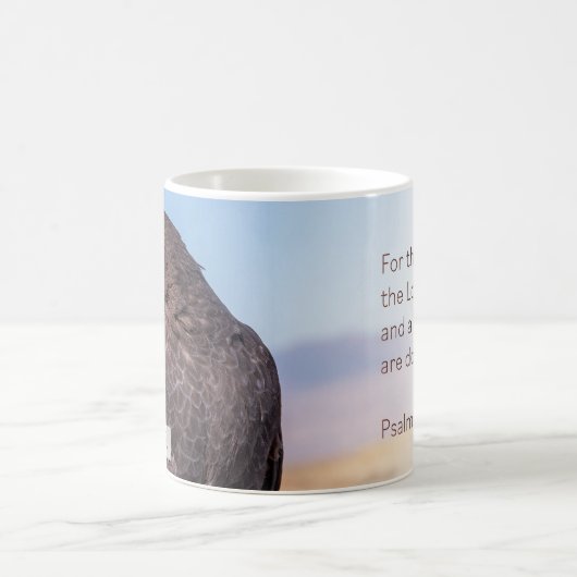 Mug Psaume Hawk de Harris 33:4 KJV (Centre)