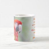 Mug Psaume Macaw Scarlet 91:4 KJV (Centre)