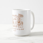 Mug Psaume occidental 28:7L'Éternel est ma force (Devant droit)