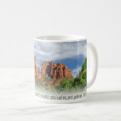 Mug Psaume Rocheuse de la Cathédrale 31:3 KJV (Devant droit)